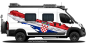 Preview: Flagge Kroatien auf Fahrzeugseite von Camper