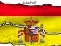 Preview: Auto Aufkleber Flagge Spanien - Ansicht Ausschnitt