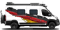 Preview: Die Deutsche Flagge auf Fahrzeugseite von Camper