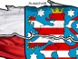 Preview: Die Flagge von Thüringen - Ansicht Ausschnitt