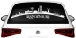 Preview: Heckscheibenaufkleber Skyline Brandenburg mit Farbauswahl