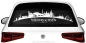 Preview: Heckscheibenaufkleber Skyline Niedersachsen mit Farbauswahl