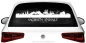 Preview: Heckscheibenaufkleber Skyline Sachsen-Anhalt mit Farbauswahl