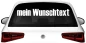 Preview: Heckscheibenaufkleber Wunschtext | 28