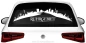 Preview: Heckscheibenaufkleber Skyline Ruhrgebiet mit Farbauswahl
