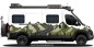 Preview: Camper Klebefolie Bergkette mit Alpenstraße  | Set für beide Fahrzeugseiten