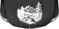 Preview: Motorhaubenaufkleber Gletscherbach in der Bergwelt auf dunkler Haube - Ansicht Farbauswahl