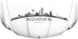 Preview: Motorhaubenaufkleber Skyline Brandenburg