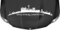 Preview: Motorhaubenaufkleber Skyline Mecklenburg-Vorpommern auf dunkler Motorhaube - Ansicht Farbauswahl