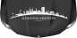 Preview: Motorhaubenaufkleber Skyline Schleswig-Holstein auf dunkler Motorhaube - Ansicht Farbauswahl