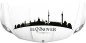 Preview: Skyline von Hannover als Aufkleber für die Motorhaube