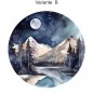 Preview: Nachtpanorama im Gebirge (in 3 Varianten erhältlich)