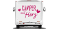 Preview: Reisemobilaufkleber Camper mit Herz