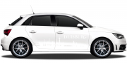 Preview: Autoaufkleber Skyline Duisburg | Set für beide Fahrzeugseiten