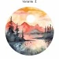 Preview: Sonnenuntergang im Gebirge (in 8 Varianten erhältlich)