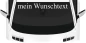 Preview: Heckscheibenaufkleber Wunschtext | 20