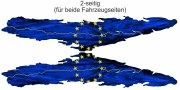 Preview: Wohnmobil Aufkleber Flagge von Europa