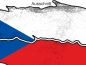 Preview: Wohnmobil Aufkleber Flagge der Tschechischen Republik - Ansicht Ausschnitt