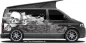 Preview: Wohnmobilaufkleber Blutkleckse mit Skulls | Set für beide Fahrzeugseiten