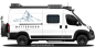 Preview: Wohnmobilaufkleber Matterhorn auf hellem Campervan