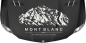 Preview: Wohnmobilaufkleber Mont Blanc auf dunkler Motorhaube