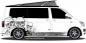 Preview: Wohnmobilaufkleber Skulls und Farbkleckse | Set für beide Fahrzeugseiten