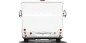 Preview: Wohnmobilaufkleber Skyline Brandenburg auf hellem Wohnmobil - Ansicht Farbauswahl