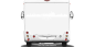 Preview: Wohnmobilaufkleber Skyline Hessen auf hellem Wohnmobil - Ansicht Farbauswahl