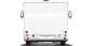 Preview: Wohnmobilaufkleber Skyline Hessen auf hellem Wohnmobil - Ansicht Farbauswahl