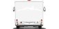 Preview: Wohnmobilaufkleber Skyline Saarland auf hellem Wohnmobil - Ansicht Farbauswahl