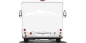 Preview: Wohnmobilaufkleber Skyline Schwarzwald auf hellem Wohnmobil - Ansicht Farbauswahl