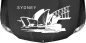 Preview: Wohnmobilaufkleber Sydney auf dunkler Motorhaube - Ansicht Farbauswahl