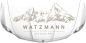 Preview: Wohnmobilaufkleber Watzmann auf heller Motorhaube
