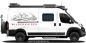 Preview: Wohnmobilaufkleber Wilder Kaiser auf hellem Campervan
