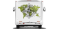 Preview: Wohnmobildekor Weltkarte mit Windrose Preview: Wohnmobildekor Weltkarte mit Windrose