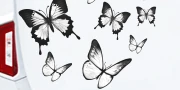Preview: Caravan Klebefolie Schmetterlingsschwarm