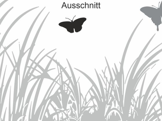 Preview: Heckaufkleber Gräser und Schmetterlinge Preview: Heckaufkleber Gräser und Schmetterlinge