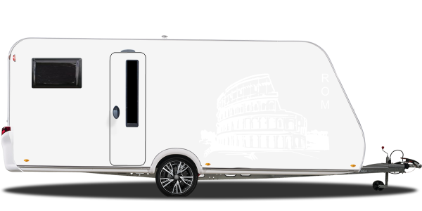 Preview: Aufkleber für Camper Rom Preview: Aufkleber für Camper Rom