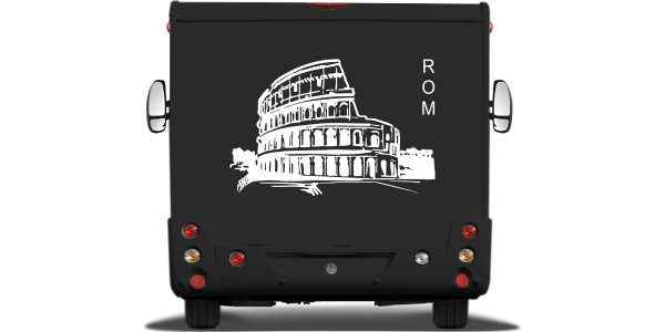 Preview: Aufkleber für Camper Rom Preview: Aufkleber für Camper Rom