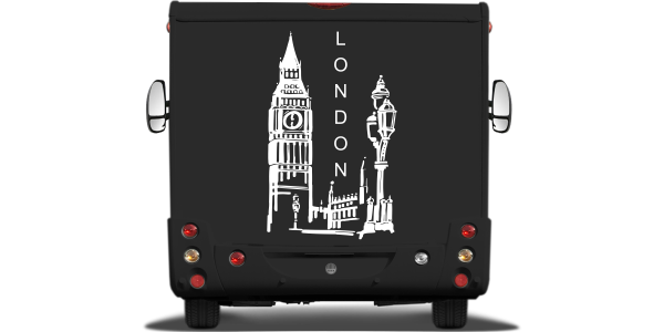 Preview: Wohnwagendekor Big Ben London Preview: Wohnwagendekor Big Ben London