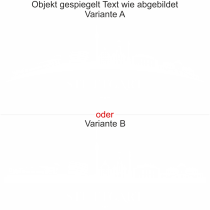 Preview: Stuttgarter Skyline als Aufkleber für die Heckscheibe - Ansicht Ausrichtung mit Farbauswahl und Variante