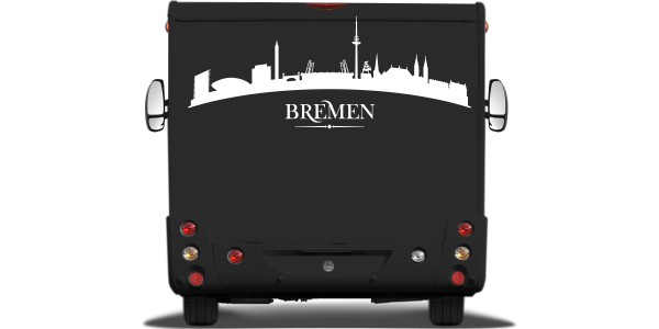 Preview: Wohnmobilfolie Skyline von Bremen Preview: Wohnmobilfolie Skyline von Bremen