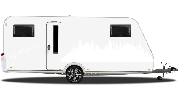Preview: Wohnmobilaufkleber Skyline von Istanbul Preview: Wohnmobilaufkleber Skyline von Istanbul