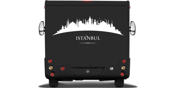 Preview: Wohnmobilaufkleber Skyline von Istanbul Preview: Wohnmobilaufkleber Skyline von Istanbul