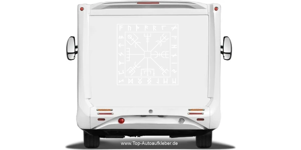 Camper Aufkleber Wegkompass der Wikinger