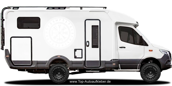 Autoaufkleber Wegzeichen Midgards | Set für beide Fahrzeugseiten