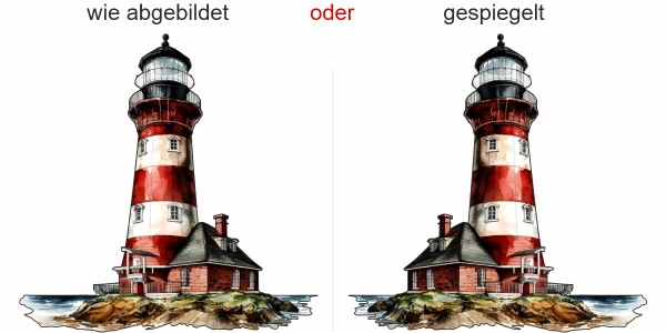 Camper Aufkleber Leuchtturm