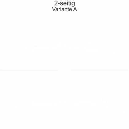 Autoaufkleber Skyline Schleswig-Holstein - zweiseitig für beide Fahrzeugseiten und Farbauswahl - Variante A