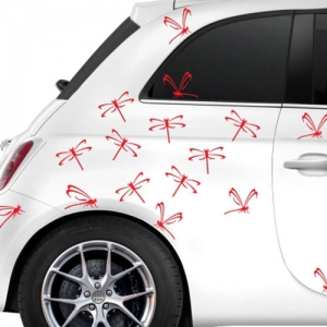 Hobbspring 240 Libellen Aufkleber - Wasserdichte Cartoon Aufkleber Für Laptop & Mehr