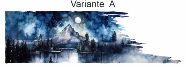 Preview: Aquarellaufkleber Berge bei Nacht | Set für beide Fahrzeugseiten (in 3 Varianten erhältlich) Preview: Aquarellaufkleber Berge bei Nacht | Set für beide Fahrzeugseiten (in 3 Varianten erhältlich)